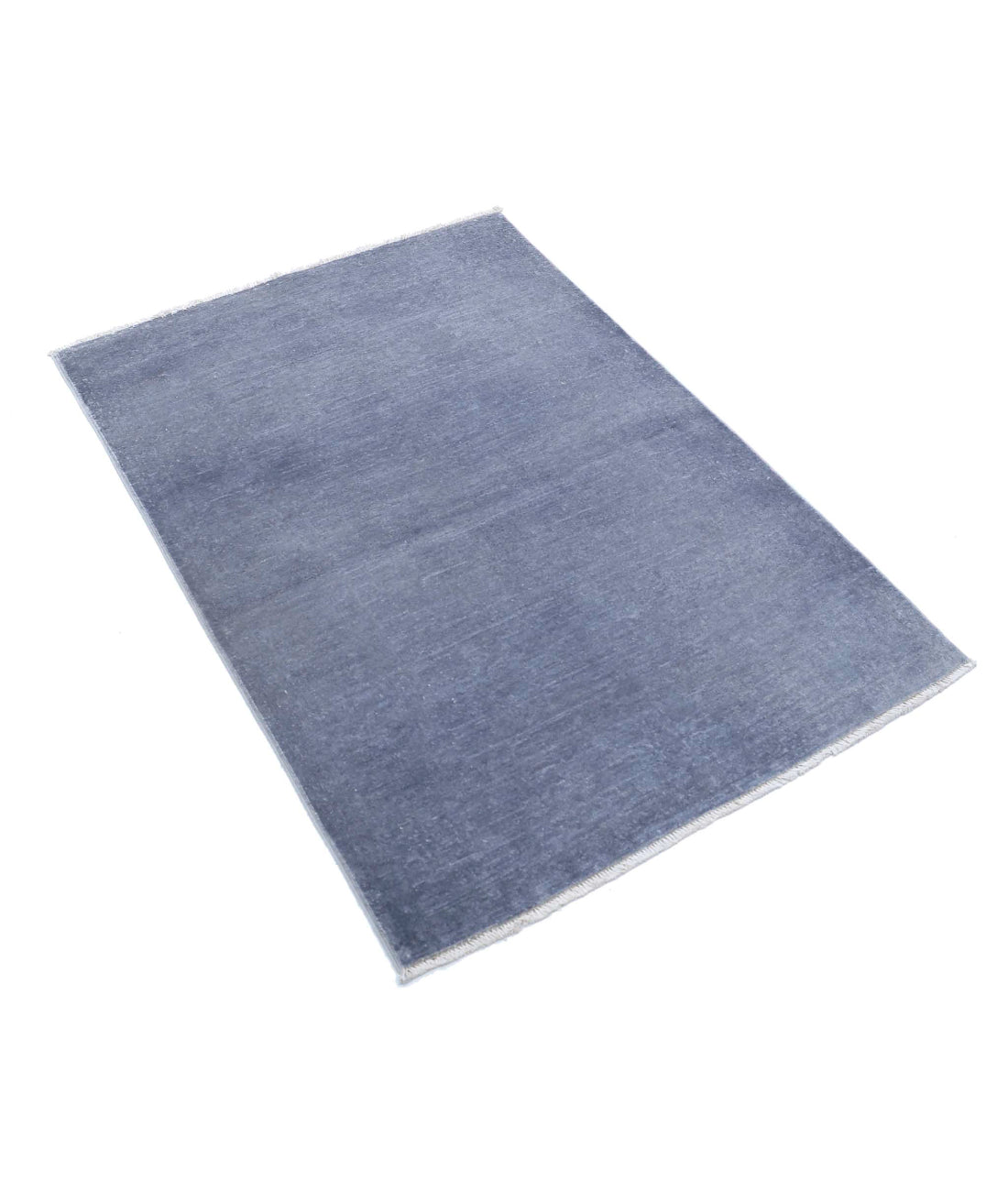 Overdye 2'9'' X 4'0'' Hand-Knotted Wool Rug 2'9'' x 4'0'' (83 X 120) / Grey / N/A