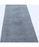 Overdye 2'7'' X 10'0'' Hand-Knotted Wool Rug 2'7'' x 10'0'' (78 X 300) / Grey / Grey