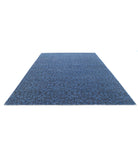 Overdye 8'10'' X 11'9'' Hand-Knotted Wool Rug 8'10'' x 11'9'' (265 X 353) / Blue / Black