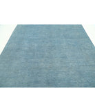 Overdye 8'5'' X 9'6'' Hand-Knotted Wool Rug 8'5'' x 9'6'' (253 X 285) / Blue / Blue