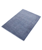 Overdye 2'7'' X 3'10'' Hand-Knotted Wool Rug 2'7'' x 3'10'' (78 X 115) / Grey / Grey