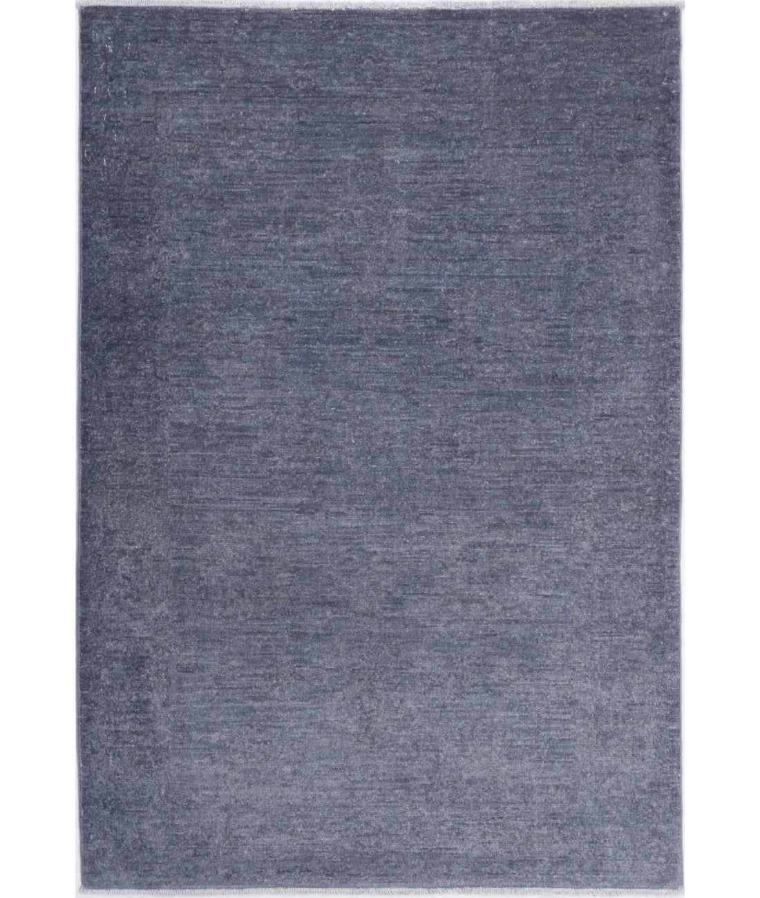 Overdye 2'7'' X 3'10'' Hand-Knotted Wool Rug 2'7'' x 3'10'' (78 X 115) / Grey / Grey