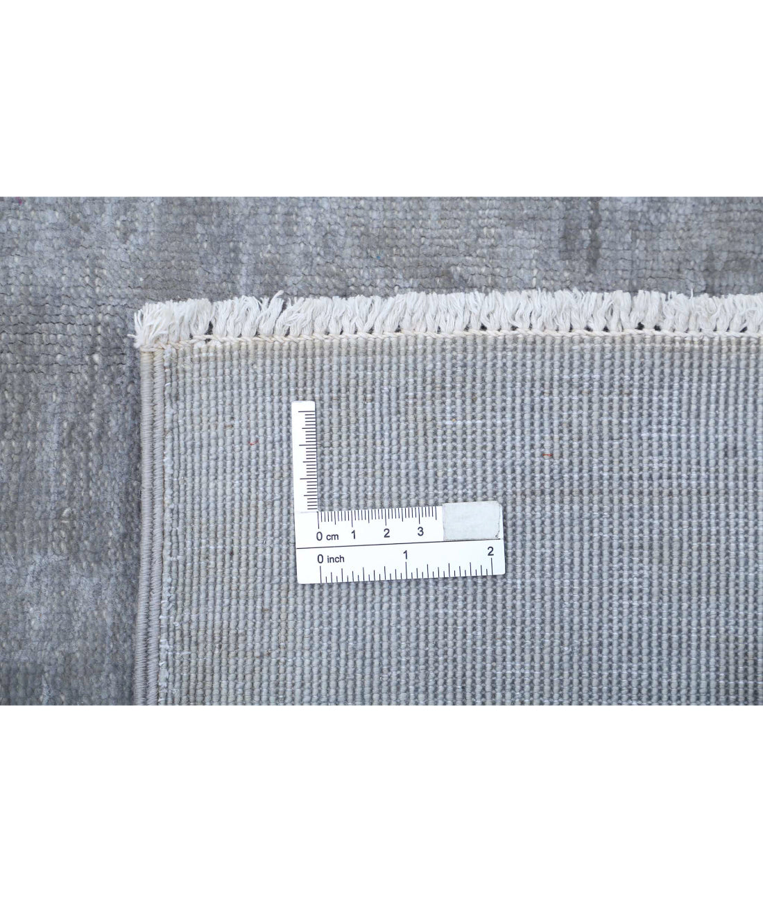 Overdye 4'7'' X 6'1'' Hand-Knotted Wool Rug 4'7'' x 6'1'' (138 X 183) / Grey / Grey