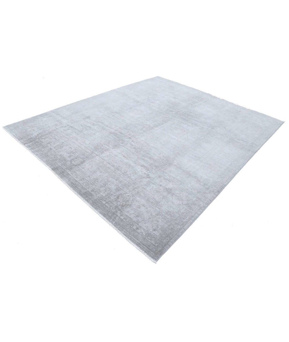 Overdye 7'10'' X 9'6'' Hand-Knotted Wool Rug 7'10'' x 9'6'' (235 X 285) / Grey / Brown