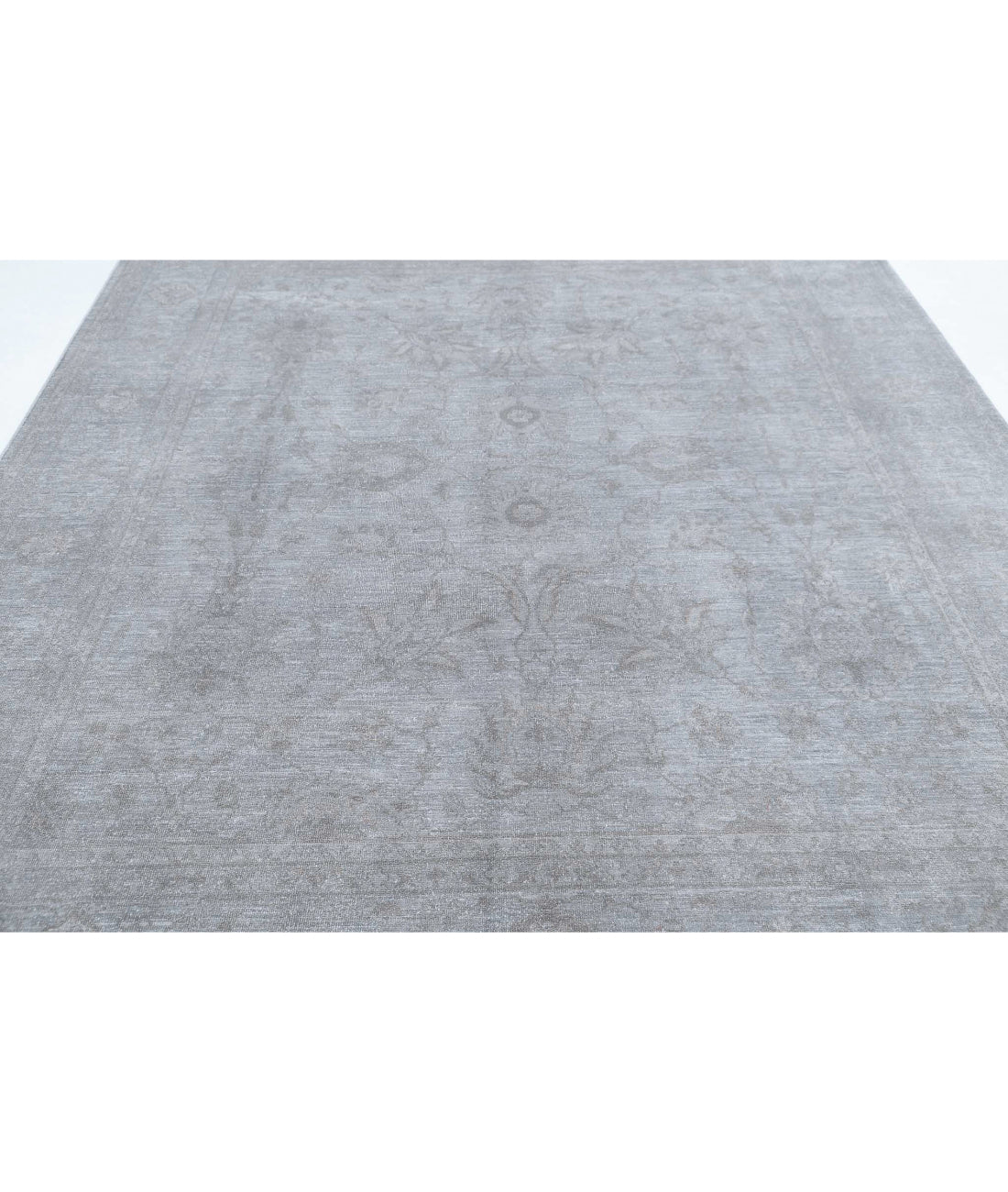 Overdye 7'10'' X 9'6'' Hand-Knotted Wool Rug 7'10'' x 9'6'' (235 X 285) / Grey / Brown