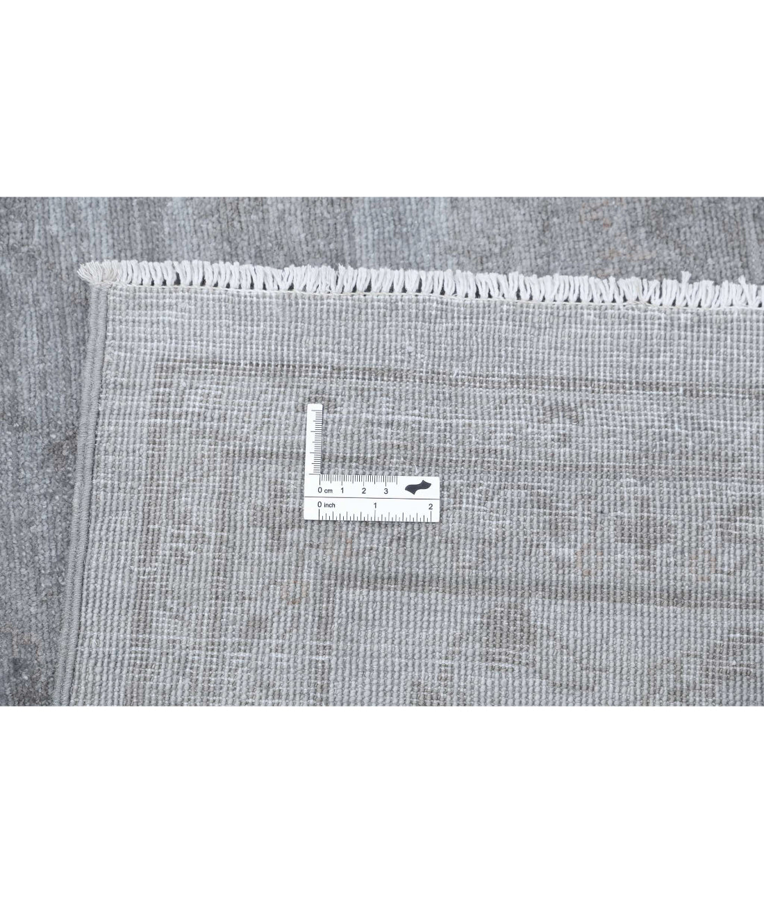 Overdye 7'10'' X 9'6'' Hand-Knotted Wool Rug 7'10'' x 9'6'' (235 X 285) / Grey / Brown