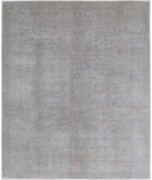 Overdye 7'10'' X 9'6'' Hand-Knotted Wool Rug 7'10'' x 9'6'' (235 X 285) / Grey / Brown