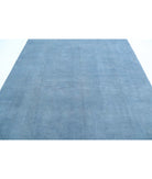 Overdye 7'8'' X 9'5'' Hand-Knotted Wool Rug 7'8'' x 9'5'' (230 X 283) / Blue / Blue