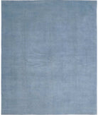 Overdye 7'8'' X 9'5'' Hand-Knotted Wool Rug 7'8'' x 9'5'' (230 X 283) / Blue / Blue