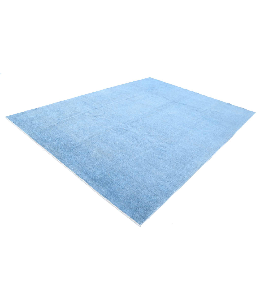 Overdye 7'10'' X 10'7'' Hand-Knotted Wool Rug 7'10'' x 10'7'' (235 X 318) / Blue / N/A