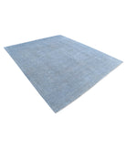 Overdye 8'5'' X 9'8'' Hand-Knotted Wool Rug 8'5'' x 9'8'' (253 X 290) / Blue / N/A