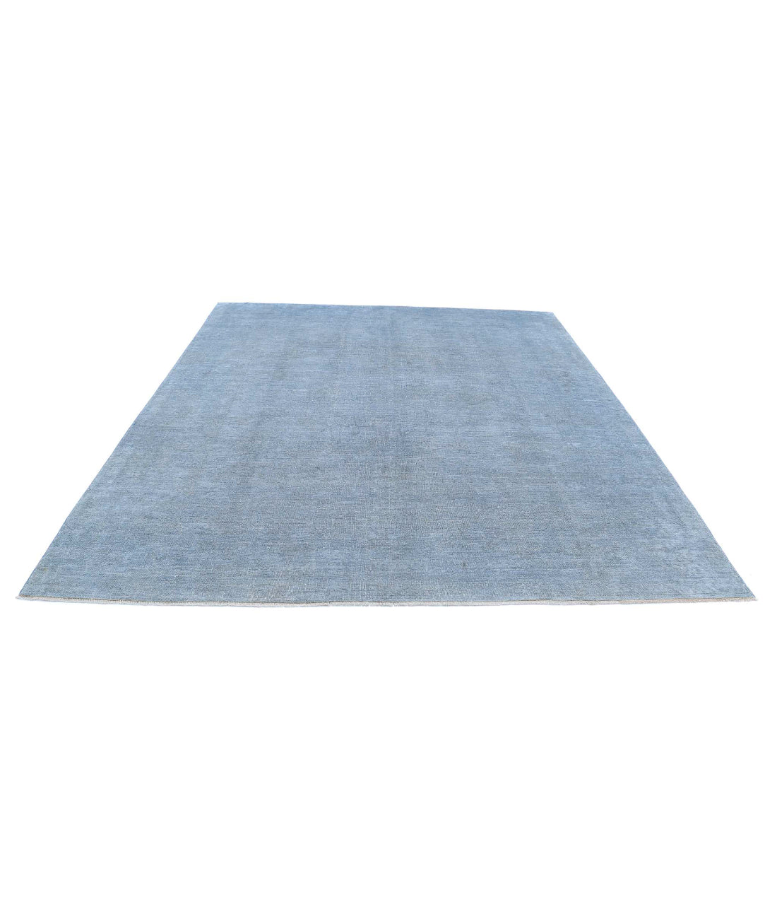 Overdye 8'5'' X 9'8'' Hand-Knotted Wool Rug 8'5'' x 9'8'' (253 X 290) / Blue / N/A