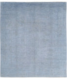 Overdye 8'5'' X 9'8'' Hand-Knotted Wool Rug 8'5'' x 9'8'' (253 X 290) / Blue / N/A