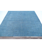 Overdye 7'11'' X 9'8'' Hand-Knotted Wool Rug 7'11'' x 9'8'' (238 X 290) / Blue / Blue