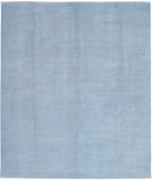 Overdye 8'1'' X 9'7'' Hand-Knotted Wool Rug 8'1'' x 9'7'' (243 X 288) / Blue / Blue