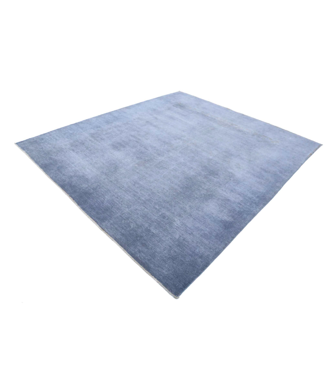 Overdye 8'0'' X 9'0'' Hand-Knotted Wool Rug 8'0'' x 9'0'' (240 X 270) / Grey / Grey