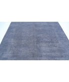 Overdye 8'0'' X 9'0'' Hand-Knotted Wool Rug 8'0'' x 9'0'' (240 X 270) / Grey / Grey