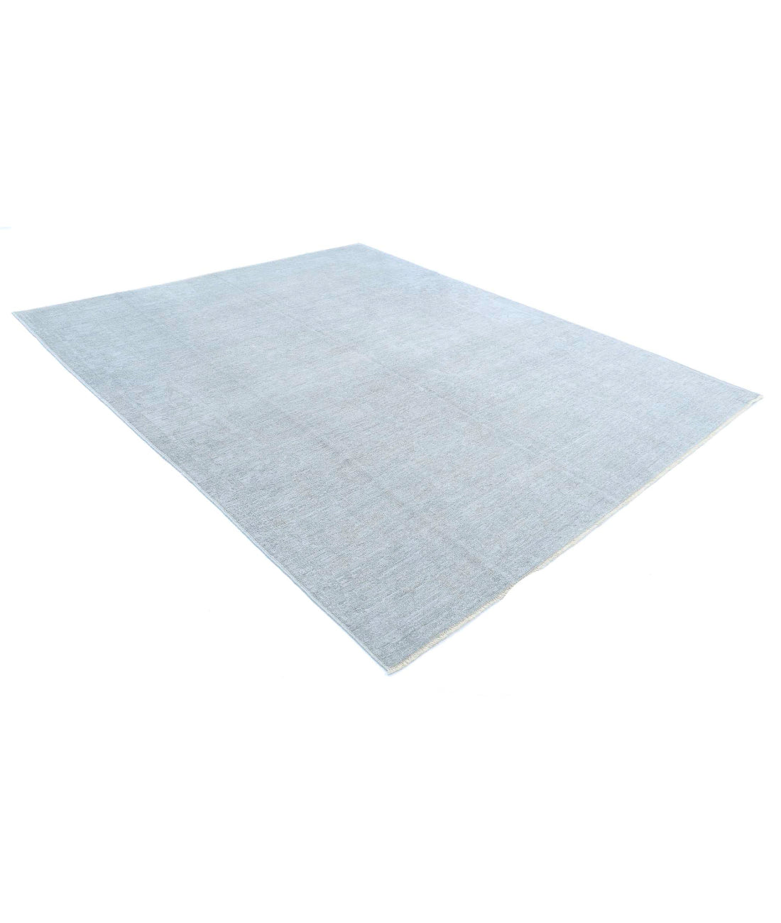 Overdye 8'2'' X 9'10'' Hand-Knotted Wool Rug 8'2'' x 9'10'' (245 X 295) / Grey / Grey