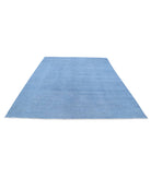 Overdye 7'10'' X 9'7'' Hand-Knotted Wool Rug 7'10'' x 9'7'' (235 X 288) / Blue / Blue