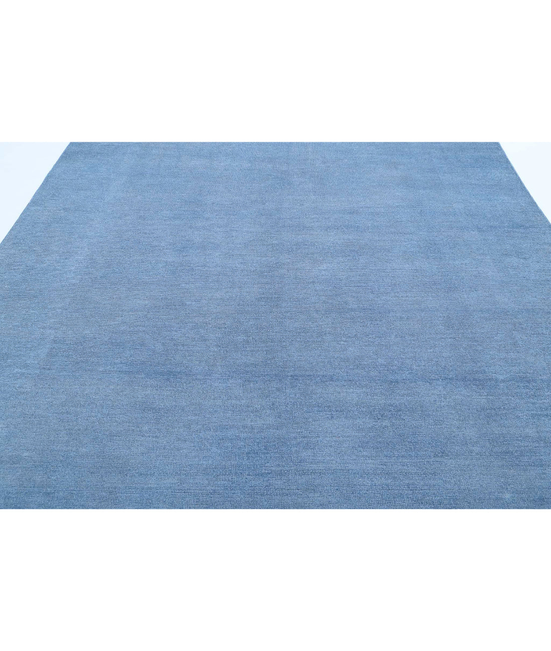 Overdye 7'10'' X 9'7'' Hand-Knotted Wool Rug 7'10'' x 9'7'' (235 X 288) / Blue / Blue