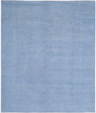 Overdye 7'10'' X 9'7'' Hand-Knotted Wool Rug 7'10'' x 9'7'' (235 X 288) / Blue / Blue