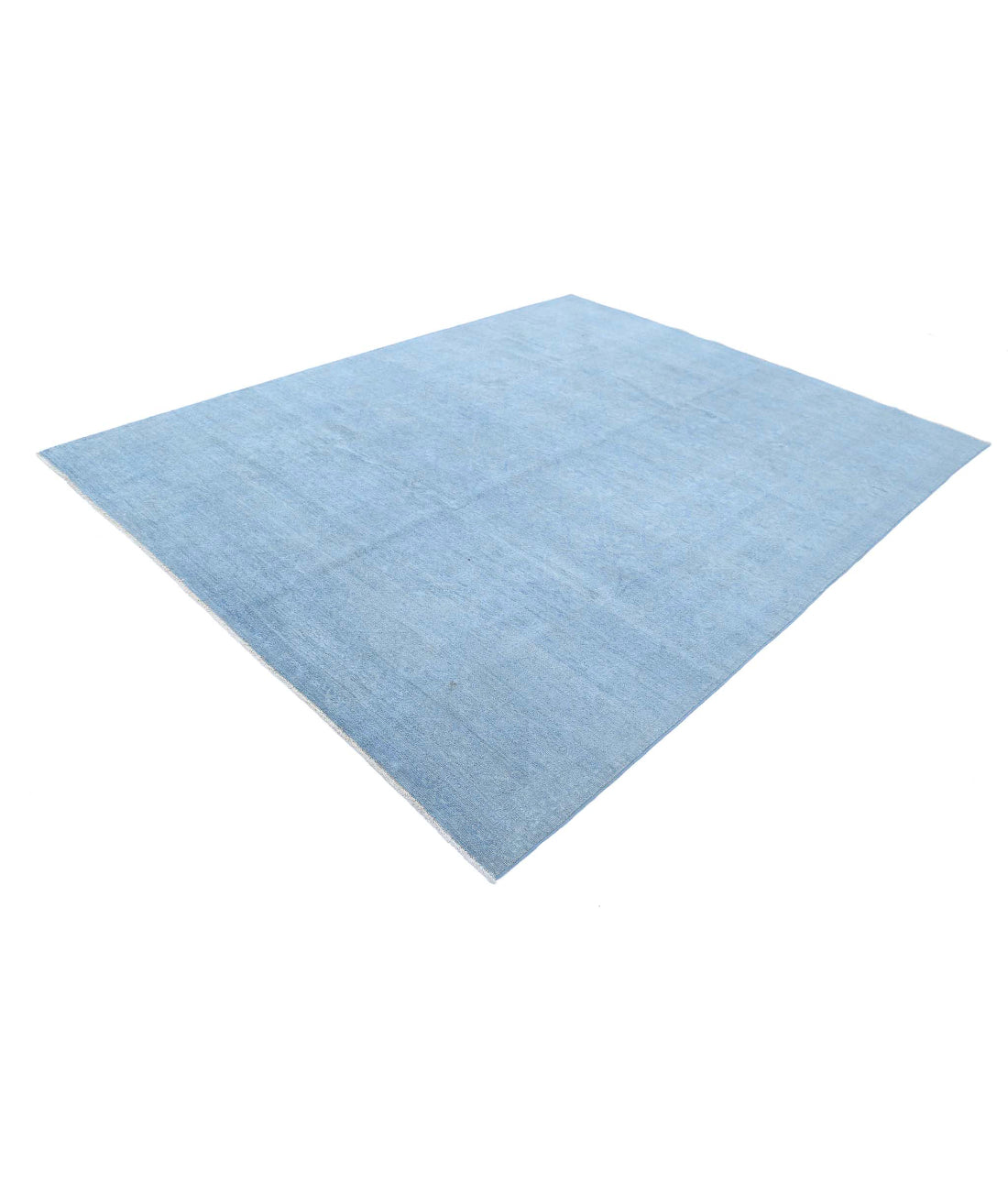 Overdye 7'10'' X 10'1'' Hand-Knotted Wool Rug 7'10'' x 10'1'' (235 X 303) / Blue / Blue