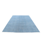 Overdye 7'10'' X 10'1'' Hand-Knotted Wool Rug 7'10'' x 10'1'' (235 X 303) / Blue / Blue