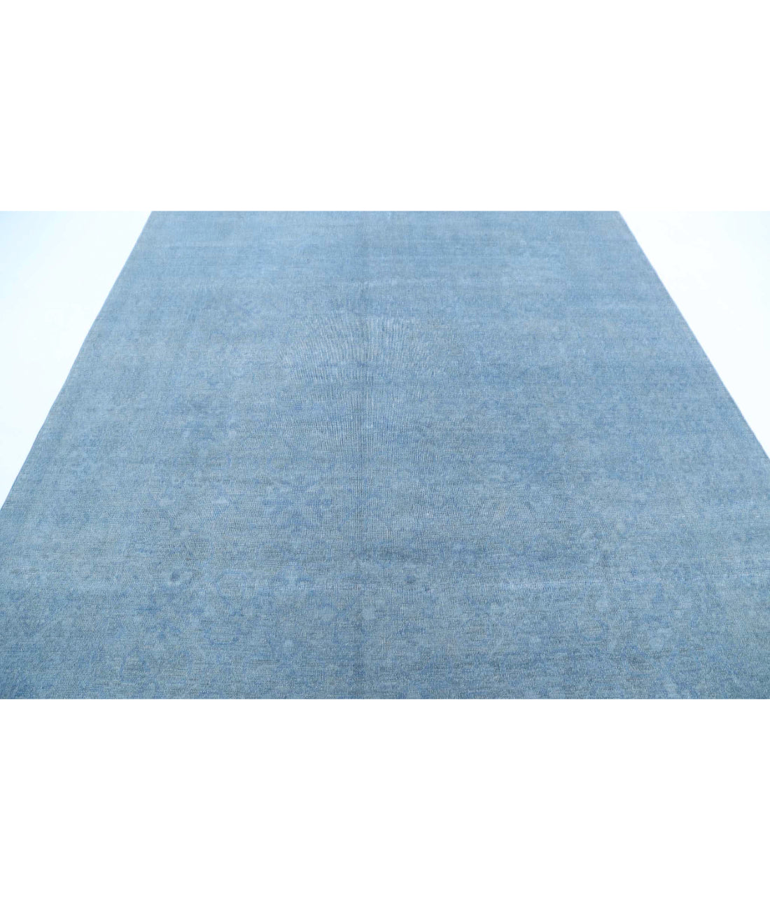 Overdye 7'10'' X 10'1'' Hand-Knotted Wool Rug 7'10'' x 10'1'' (235 X 303) / Blue / Blue