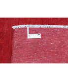 Overdye 5'5'' X 7'7'' Hand-Knotted Wool Rug 5'5'' x 7'7'' (163 X 228) / Red / Red