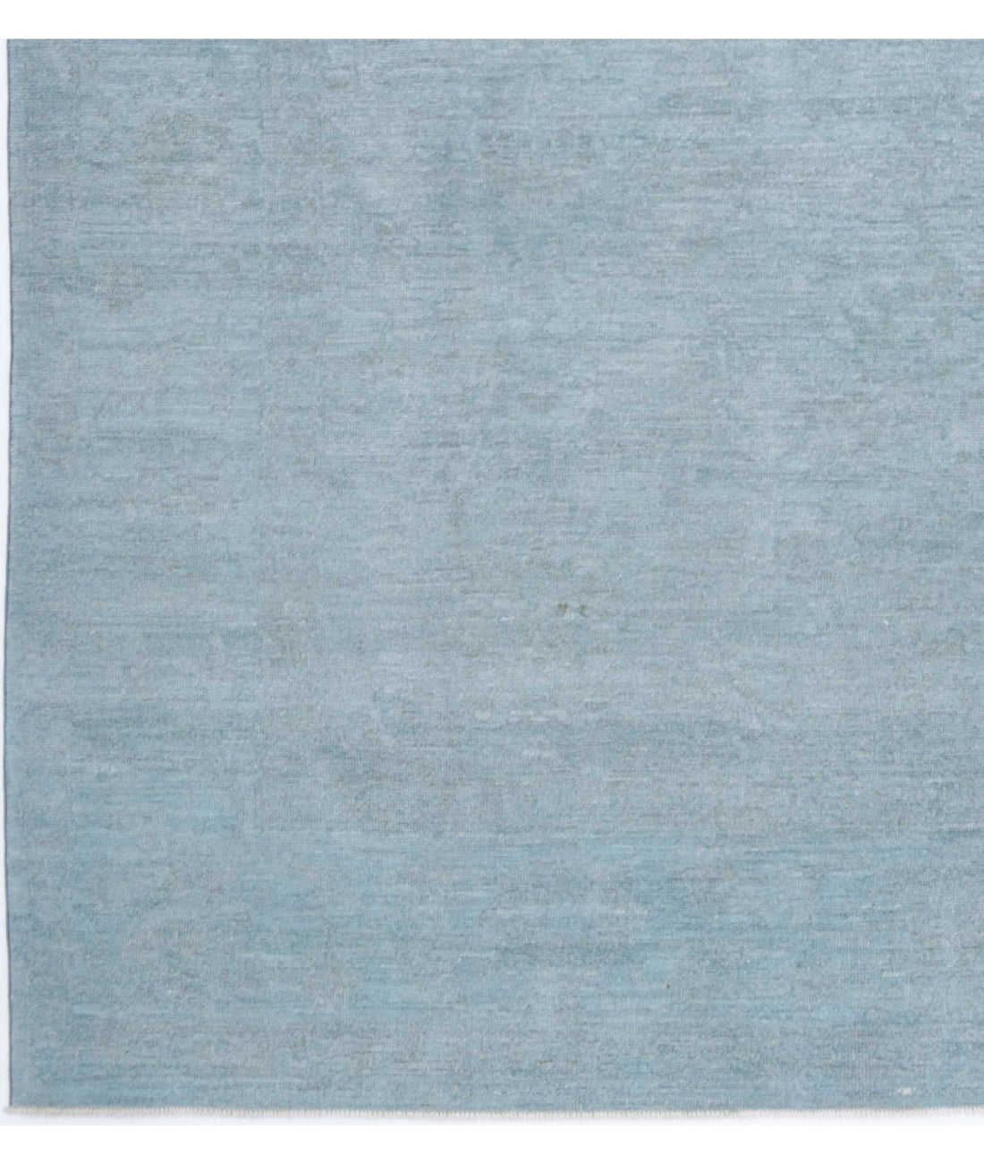 Overdye 7'11'' X 9'10'' Hand-Knotted Wool Rug 7'11'' x 9'10'' (238 X 295) / Blue / N/A