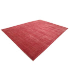 Overdye 9'8'' X 13'0'' Hand-Knotted Wool Rug 9'8'' x 13'0'' (290 X 390) / Red / N/A