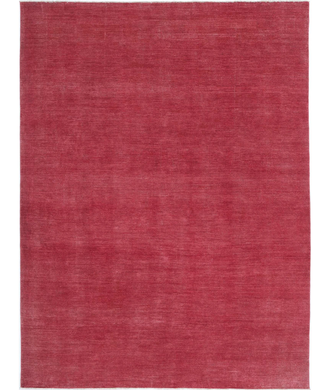 Overdye 9'8'' X 13'0'' Hand-Knotted Wool Rug 9'8'' x 13'0'' (290 X 390) / Red / N/A