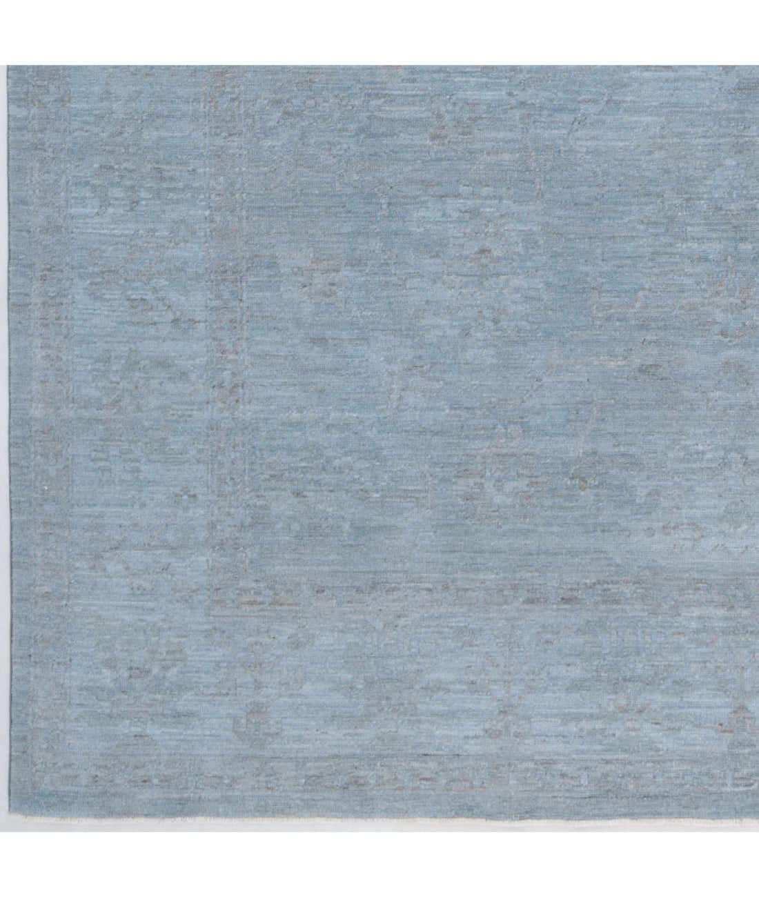 Overdye 8'4'' X 9'11'' Hand-Knotted Wool Rug 8'4'' x 9'11'' (250 X 298) / Grey / N/A