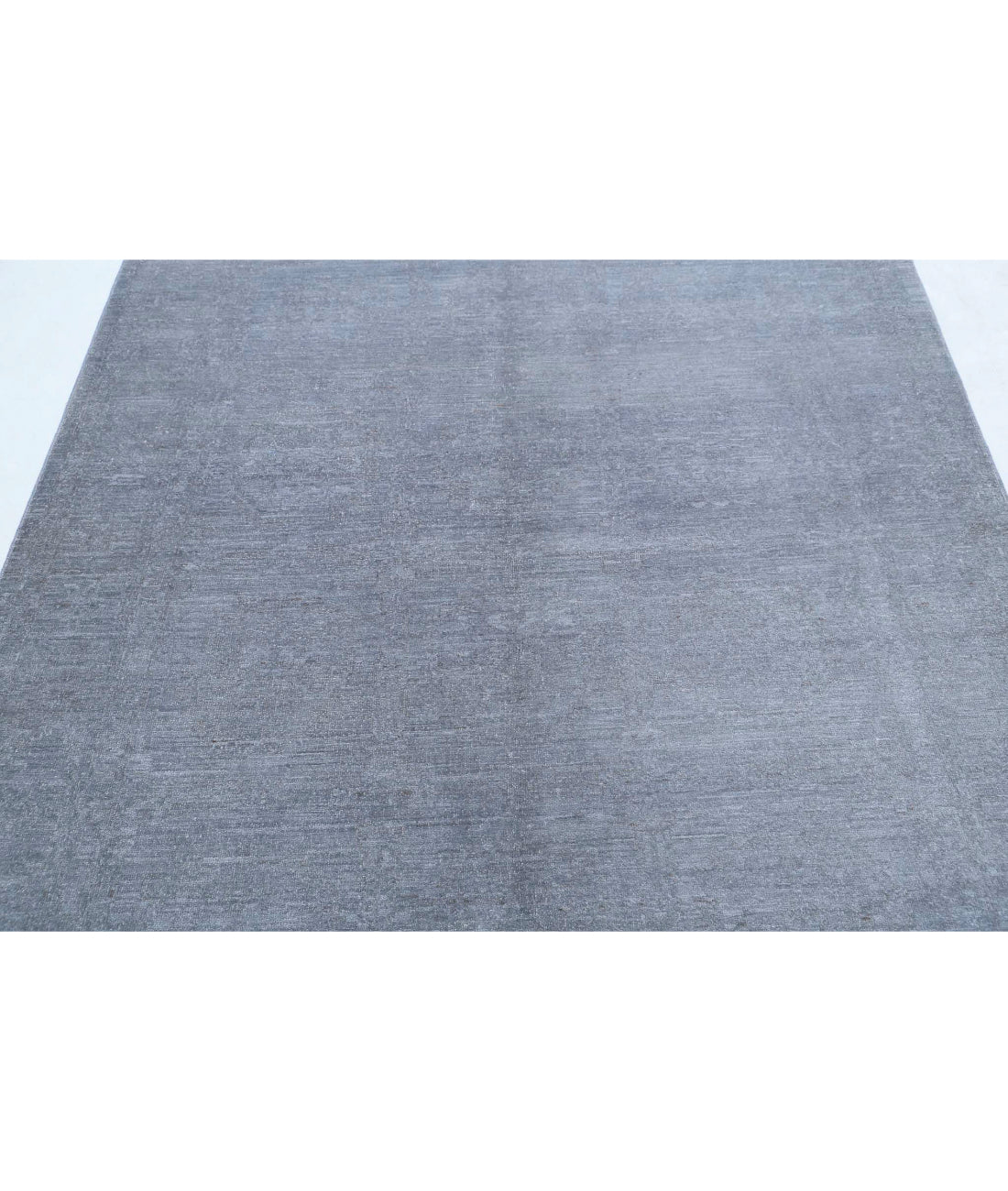 Overdye 5'7'' X 7'5'' Hand-Knotted Wool Rug 5'7'' x 7'5'' (168 X 223) / Grey / N/A