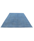 Overdye 7'9'' X 10'3'' Hand-Knotted Wool Rug 7'9'' x 10'3'' (233 X 308) / Blue / Blue