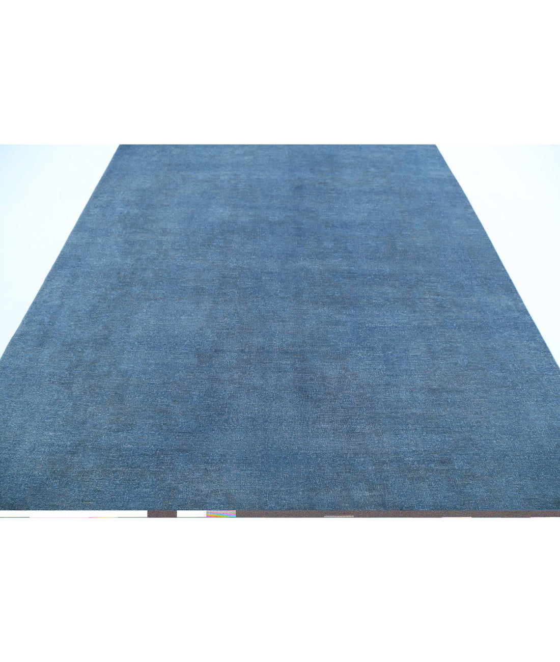 Overdye 7'9'' X 10'3'' Hand-Knotted Wool Rug 7'9'' x 10'3'' (233 X 308) / Blue / Blue