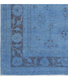 Overdye 7'9'' X 9'7'' Hand-Knotted Wool Rug 7'9'' x 9'7'' (233 X 288) / Blue / N/A