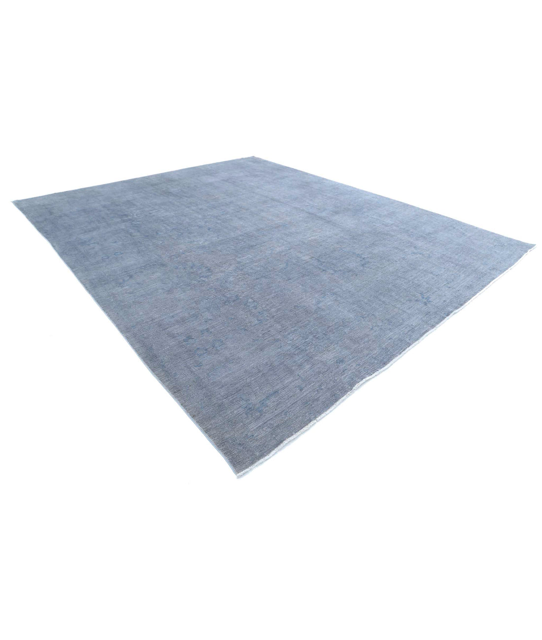 Overdye 11'7'' X 13'9'' Hand-Knotted Wool Rug 11'7'' x 13'9'' (348 X 413) / Grey / Grey