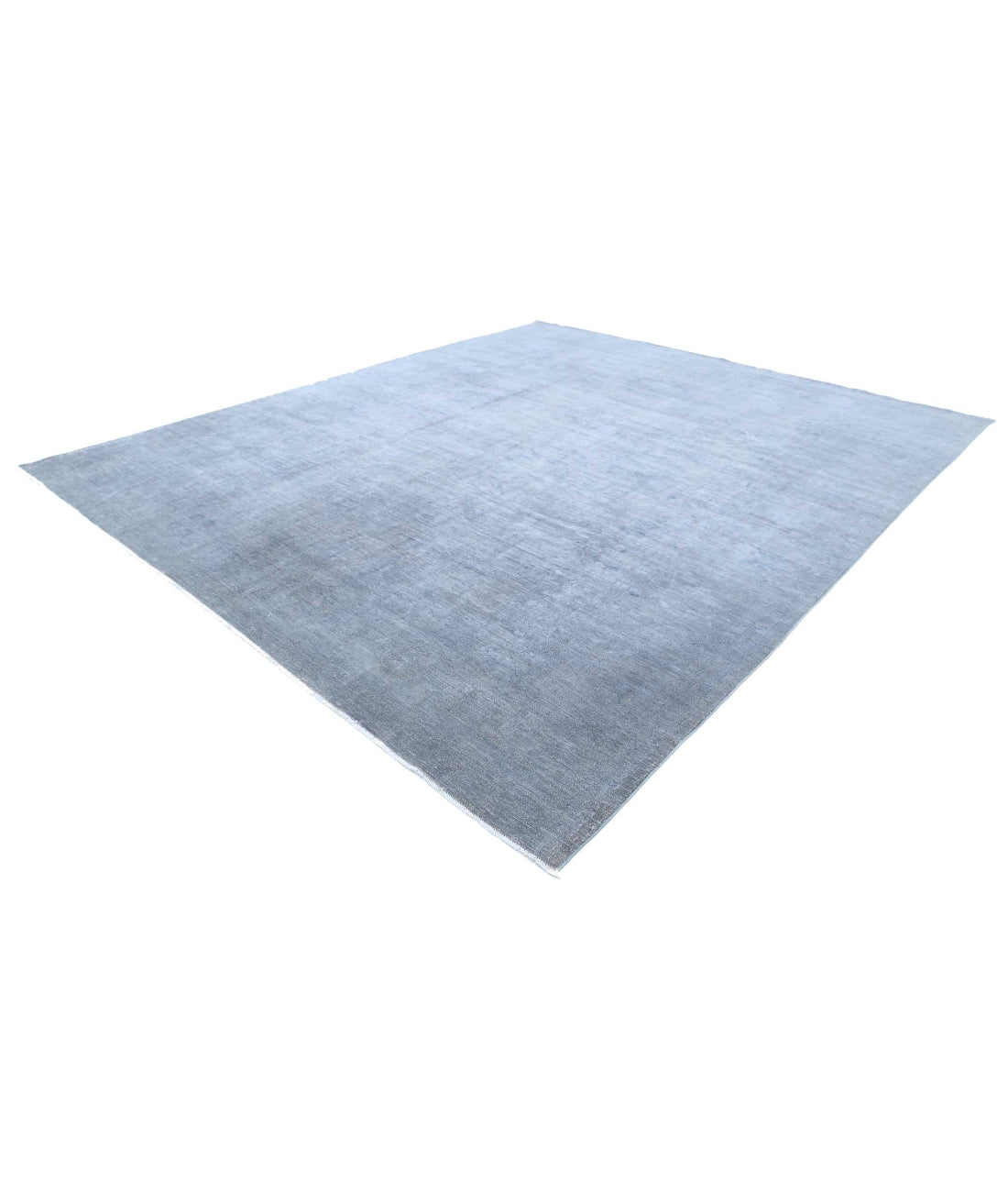 Overdye 11'7'' X 13'9'' Hand-Knotted Wool Rug 11'7'' x 13'9'' (348 X 413) / Grey / Grey