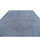 Overdye 11'7'' X 13'9'' Hand-Knotted Wool Rug 11'7'' x 13'9'' (348 X 413) / Grey / Grey