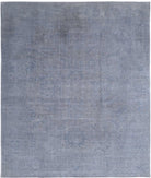 Overdye 11'7'' X 13'9'' Hand-Knotted Wool Rug 11'7'' x 13'9'' (348 X 413) / Grey / Grey