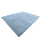 Overdye 10'0'' X 13'5'' Hand-Knotted Wool Rug 10'0'' x 13'5'' (300 X 403) / Grey / Blue