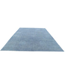 Overdye 10'0'' X 13'5'' Hand-Knotted Wool Rug 10'0'' x 13'5'' (300 X 403) / Grey / Blue