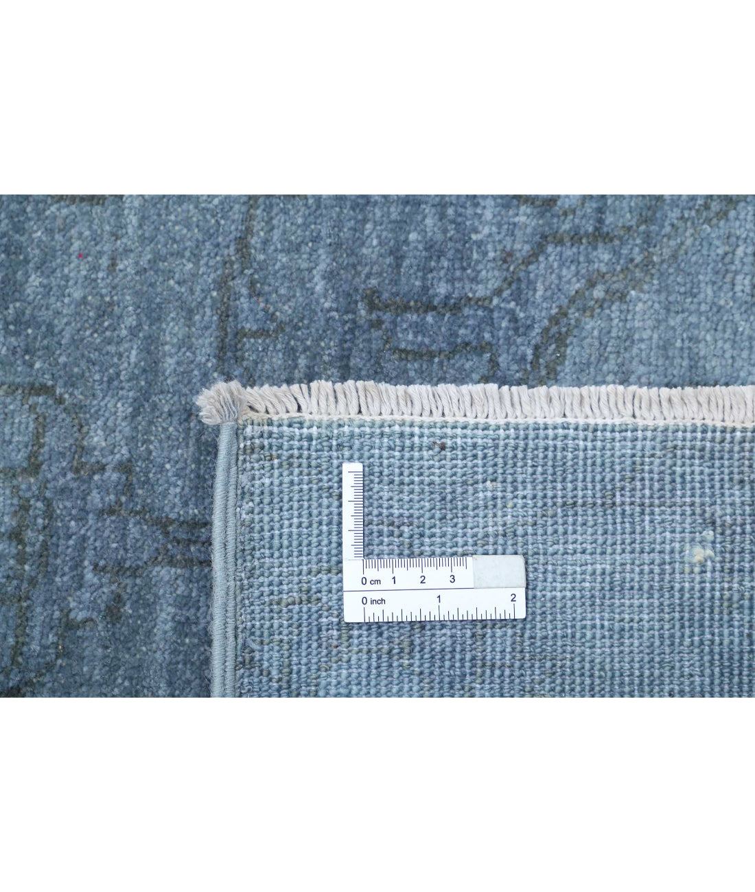 Overdye 10'0'' X 13'5'' Hand-Knotted Wool Rug 10'0'' x 13'5'' (300 X 403) / Grey / Blue