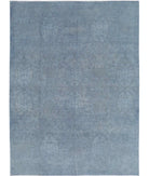 Overdye 10'0'' X 13'5'' Hand-Knotted Wool Rug 10'0'' x 13'5'' (300 X 403) / Grey / Blue