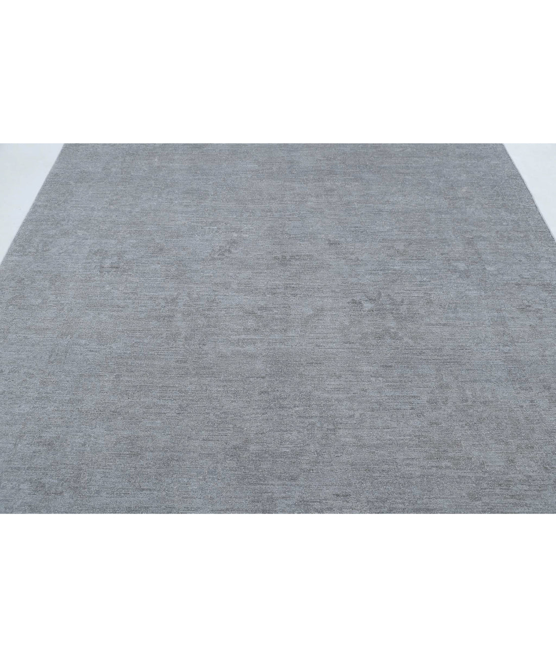 Overdye 7'3'' X 9'6'' Hand-Knotted Wool Rug 7'3'' x 9'6'' (218 X 285) / Grey / Grey