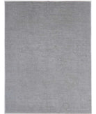 Overdye 7'3'' X 9'6'' Hand-Knotted Wool Rug 7'3'' x 9'6'' (218 X 285) / Grey / Grey