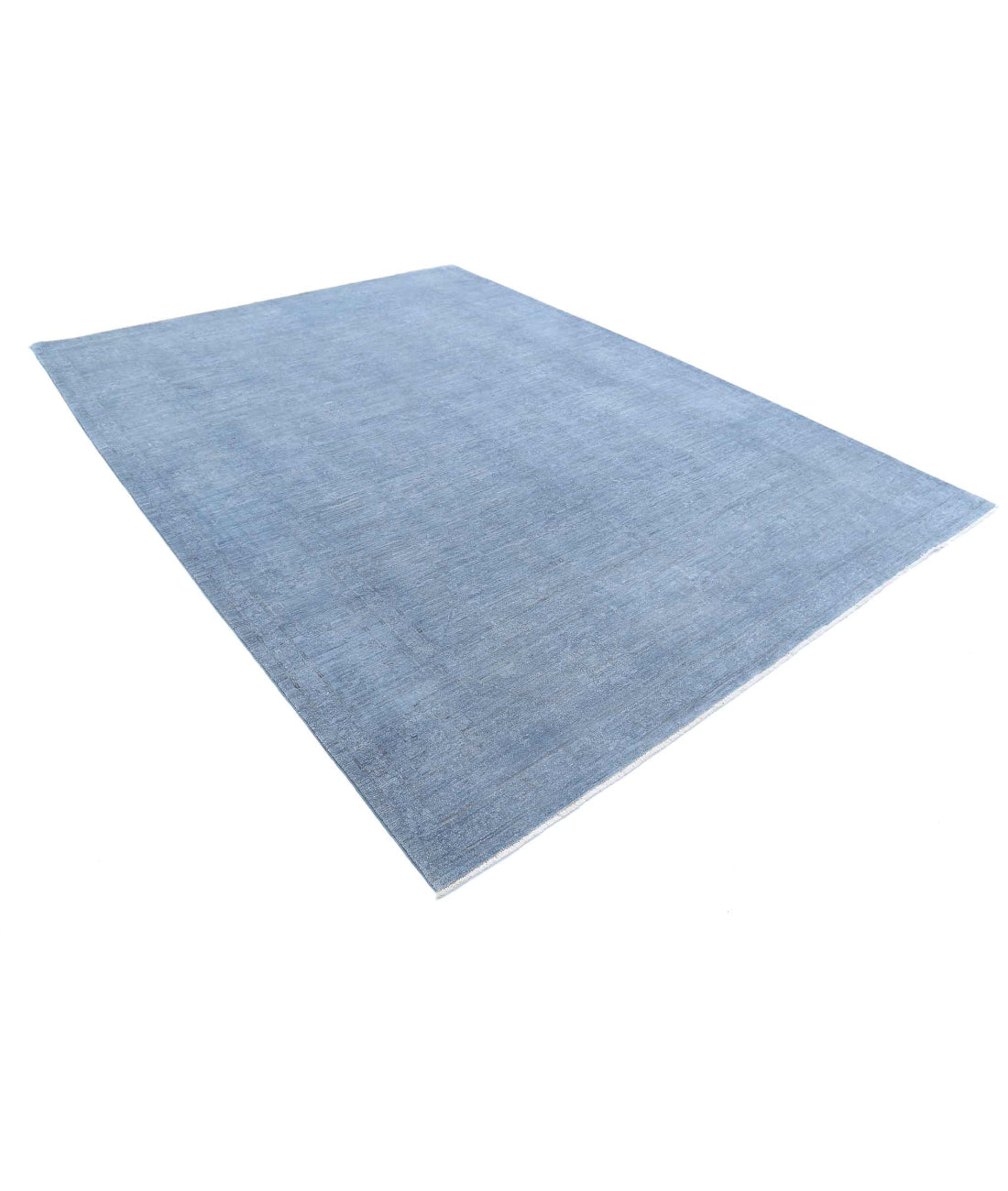 Overdye 8'1'' X 11'0'' Hand-Knotted Wool Rug 8'1'' x 11'0'' (243 X 330) / Grey / Grey