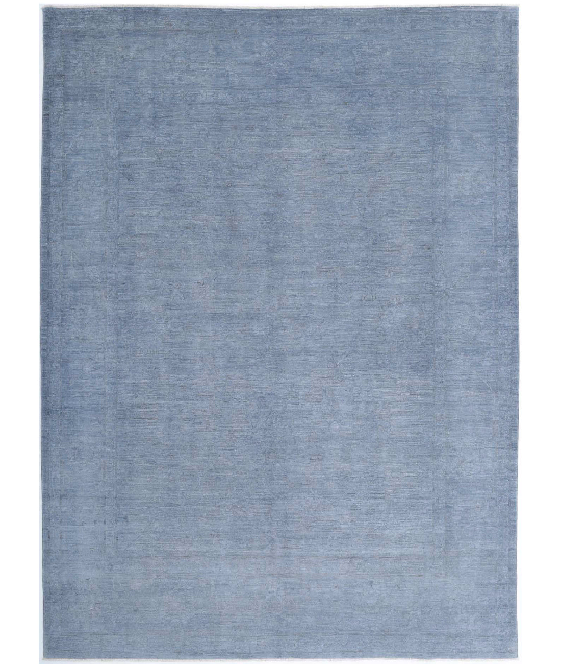 Overdye 8'1'' X 11'0'' Hand-Knotted Wool Rug 8'1'' x 11'0'' (243 X 330) / Grey / Grey