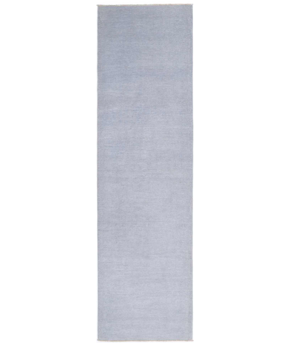 Overdye 2'6'' X 10'2'' Hand-Knotted Wool Rug 2'6'' x 10'2'' (75 X 305) / Grey / Grey